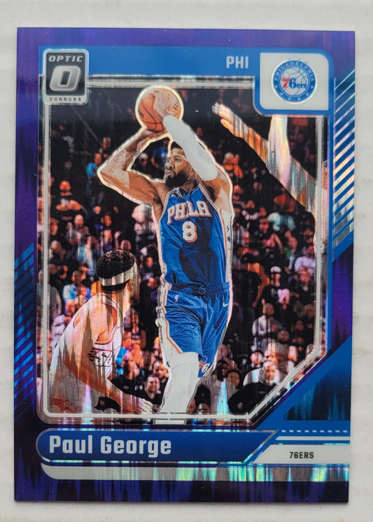 Paul George - 2024-25 Donruss Optic Purple Shock #110