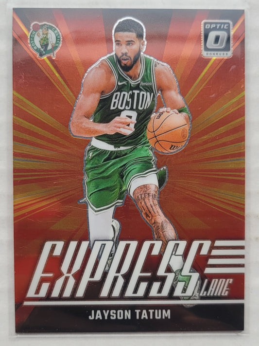 Jayson Tatum - 2024-25 Donruss Optic Express Lane #9