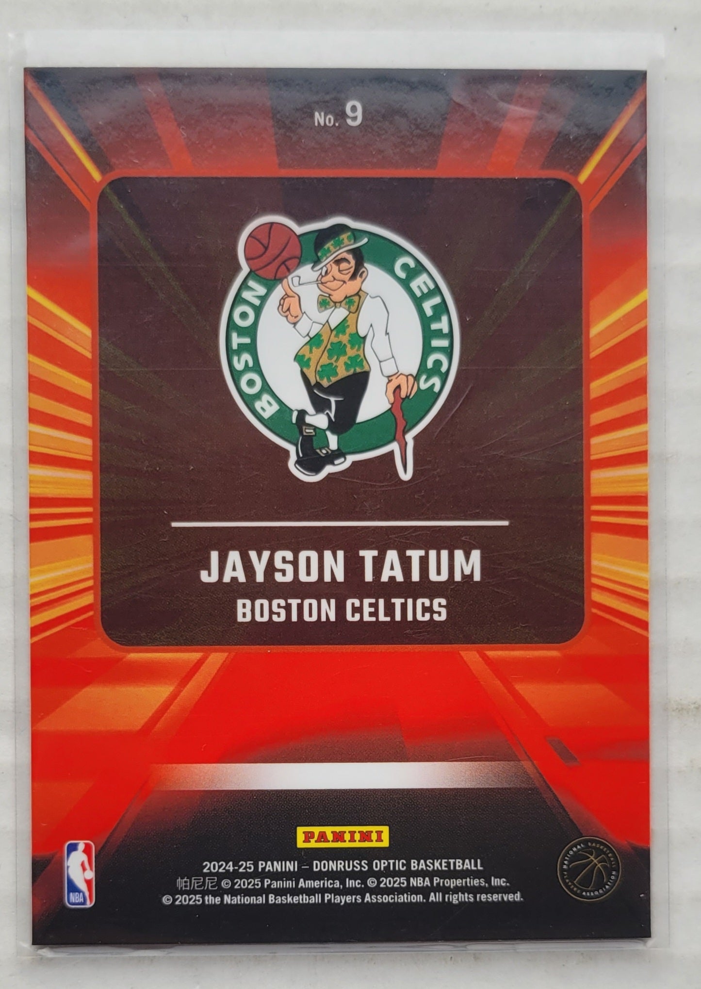 Jayson Tatum - 2024-25 Donruss Optic Express Lane #9