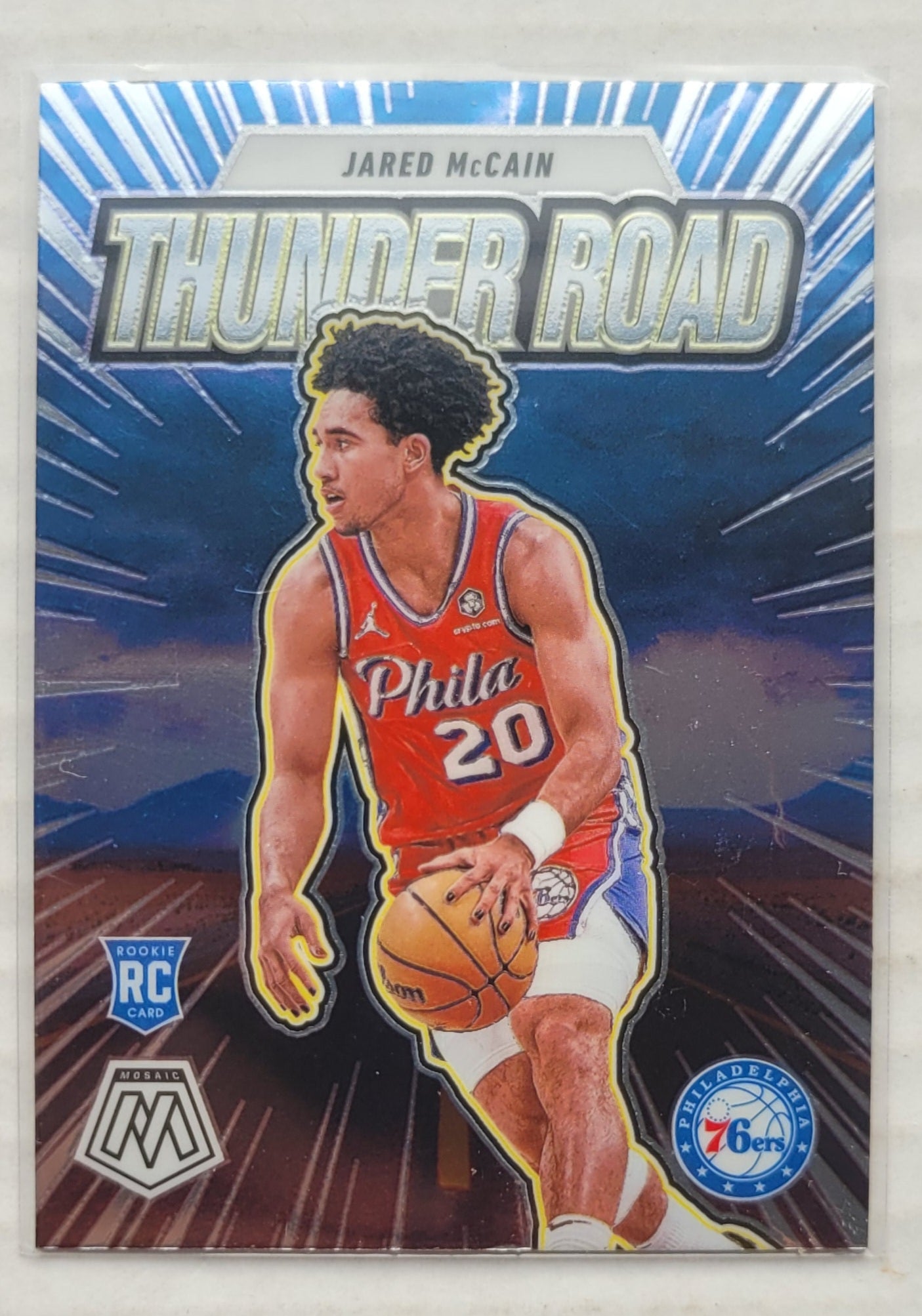 Jared McCain - 2024-25 Panini Mosaic Thunder Road #17