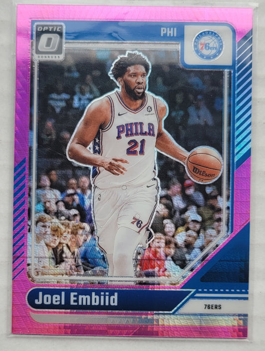 Joel Embiid - 2024-25 Donruss Optic Hyper Pink #19