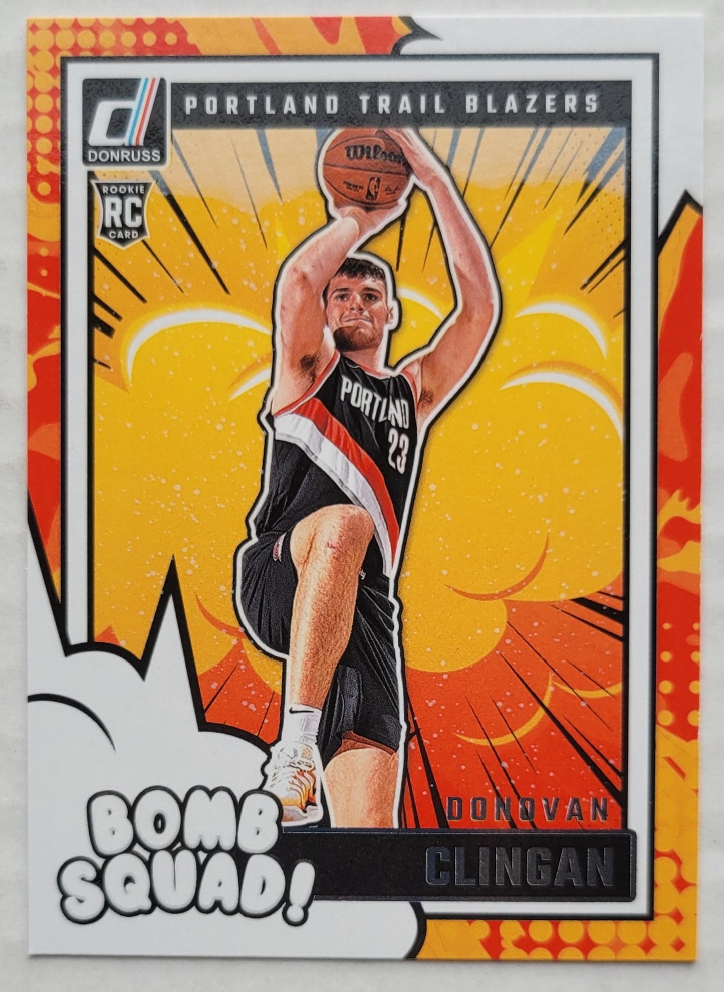 Donovan Clingan - 2024-25 Donruss Bomb Squad Winter #8