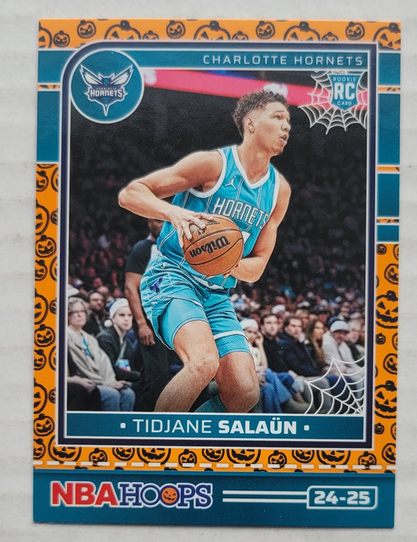 Tidjane Salaun - 2024-25 Hoops Haunted Hoops Orange #235 RC