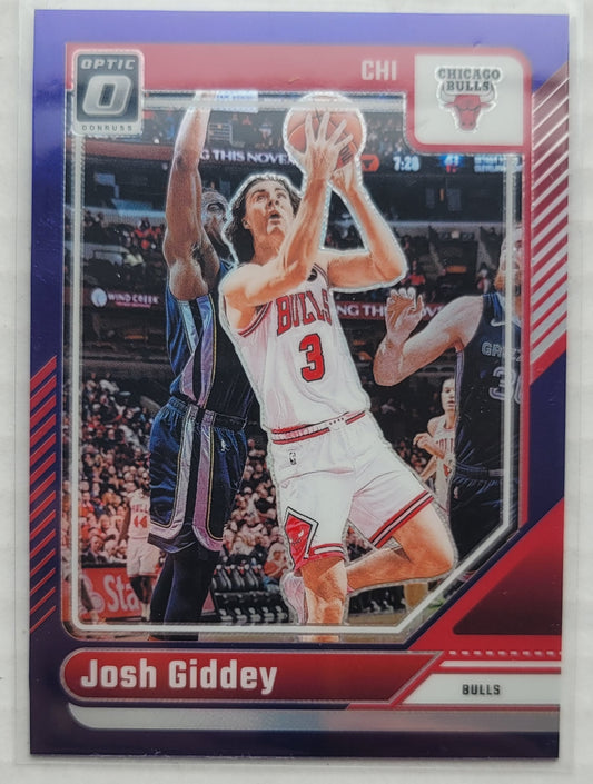Josh Giddey - 2024-25 Donruss Optic Purple #120