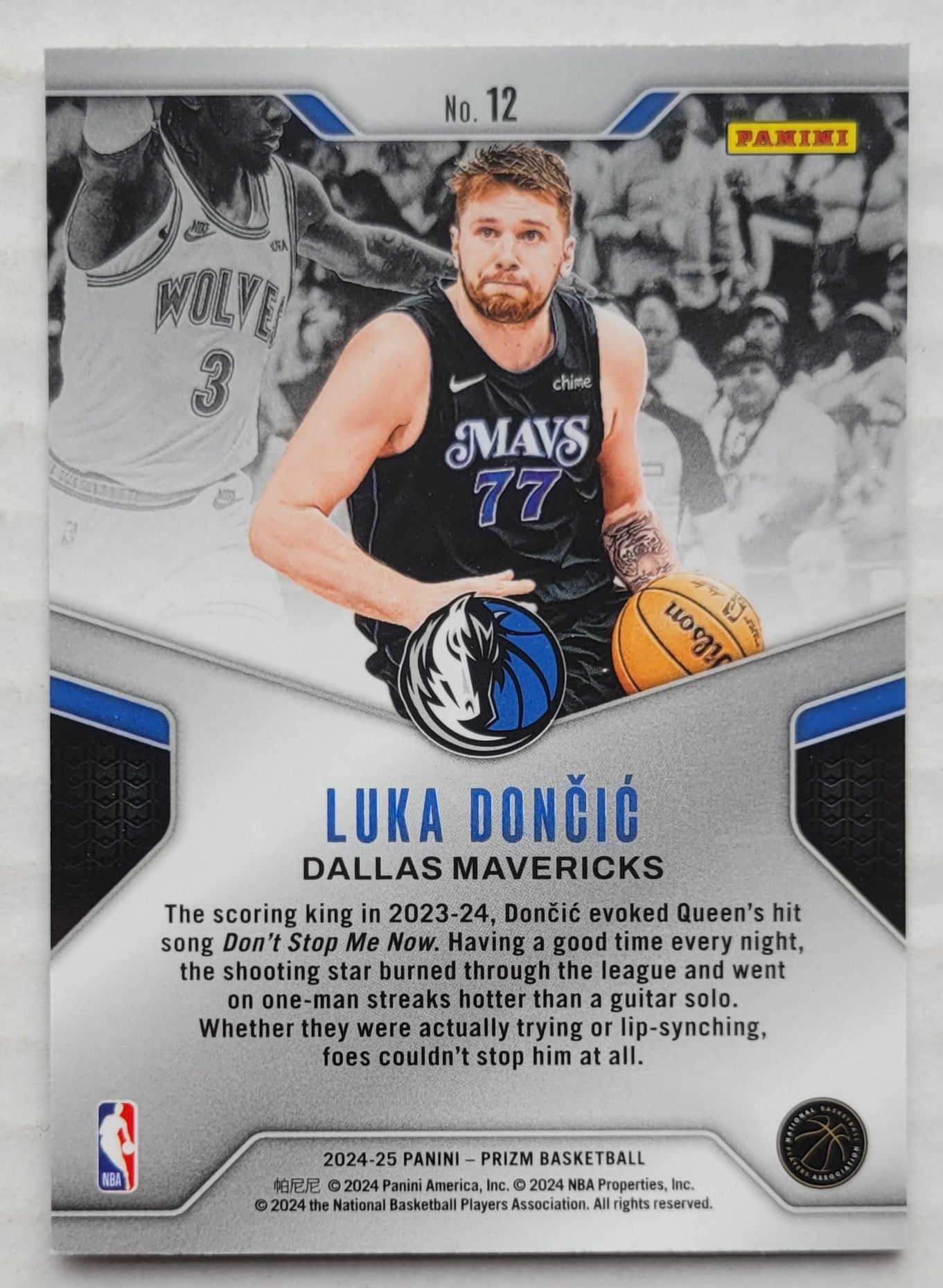 Luka Doncic - 2024-25 Panini Prizm Dominance #12