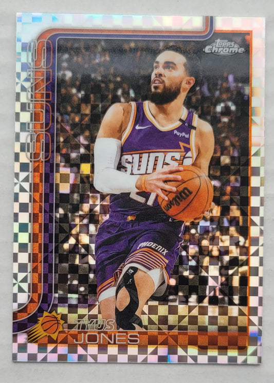 Tyus Jones - 2025-26 Topps Chrome X-Fractors #146