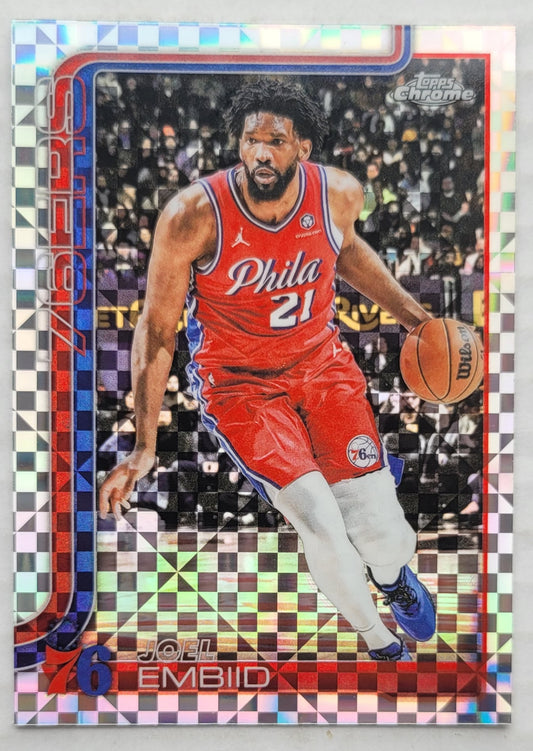 Joel Embiid - 2025-26 Topps Chrome X-Fractors #149