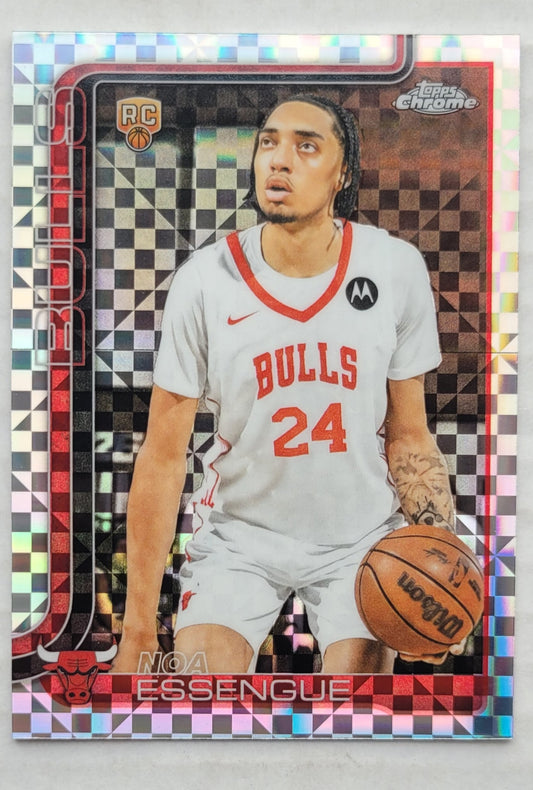 Noa Essengue - 2025-26 Topps Chrome X-Fractors #262 RC
