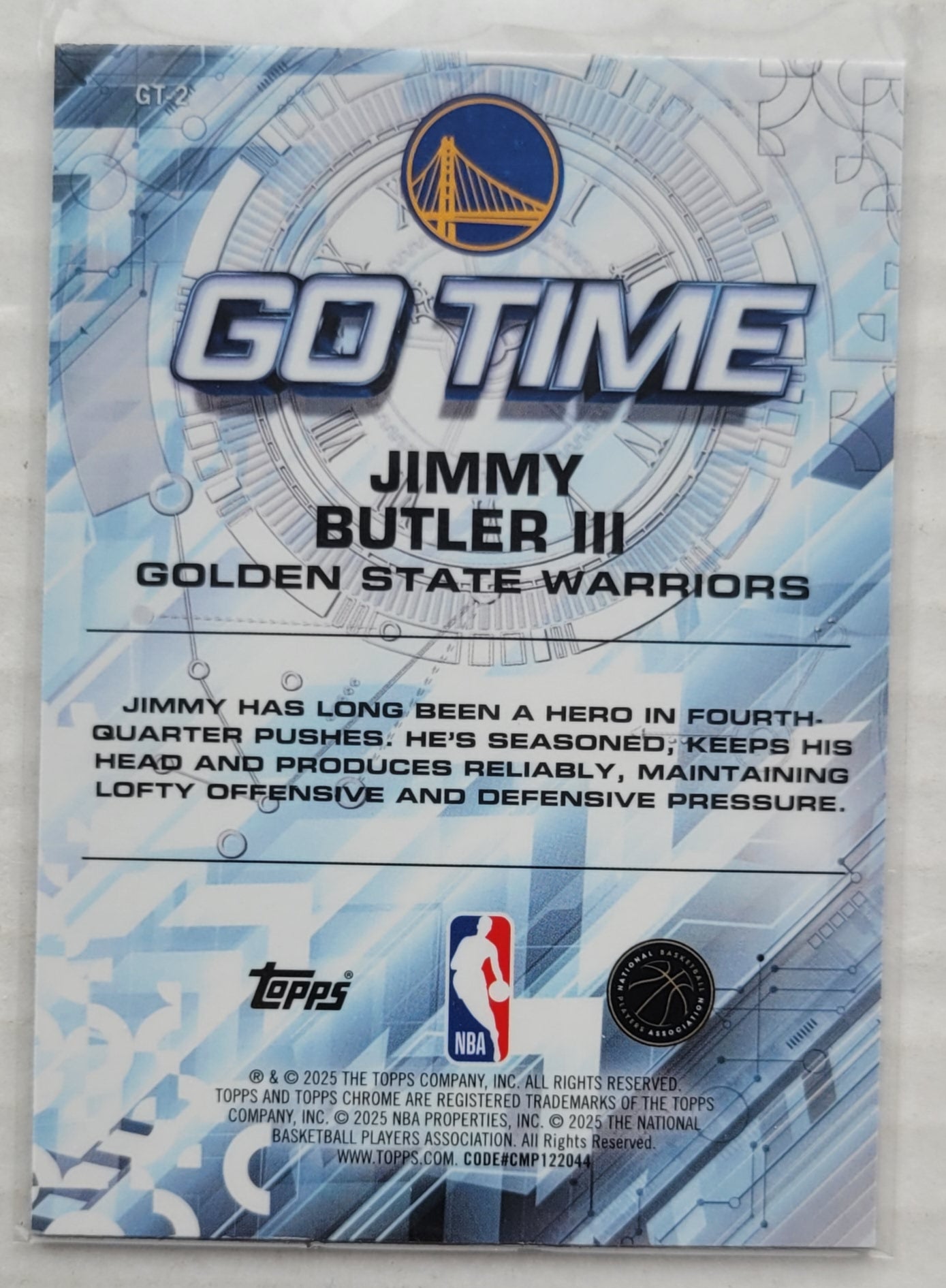 Jimmy Butler III - 2025-26 Topps Chrome Go Time #GT2
