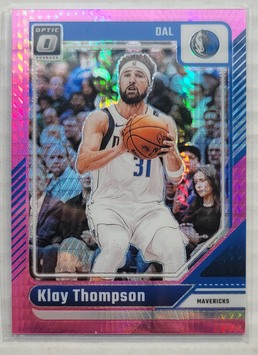 Klay Thompson - 2024-25 Donruss Optic Hyper Pink #9