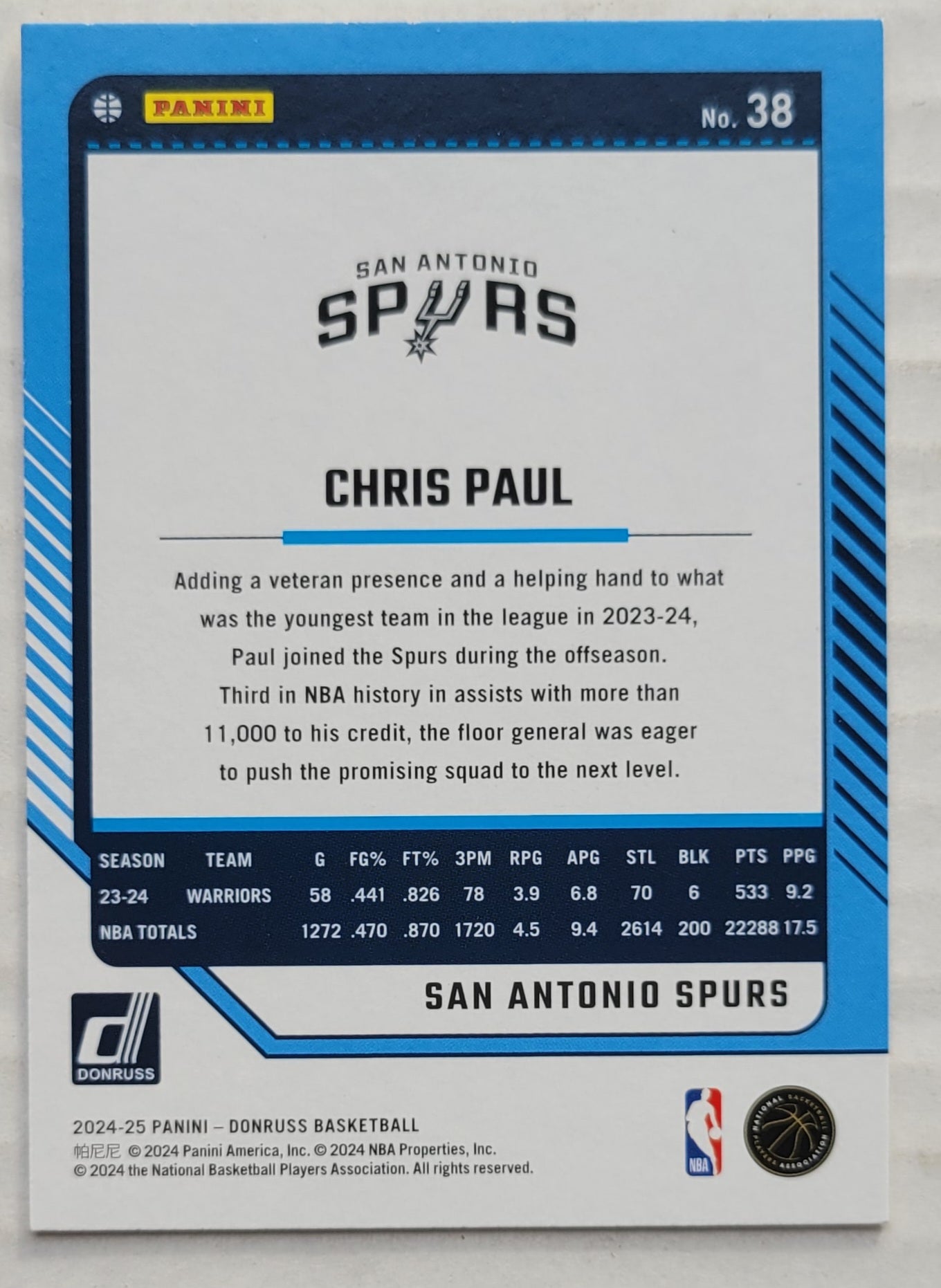 Chris Paul - 2024-25 Donruss Yellow Flood #38