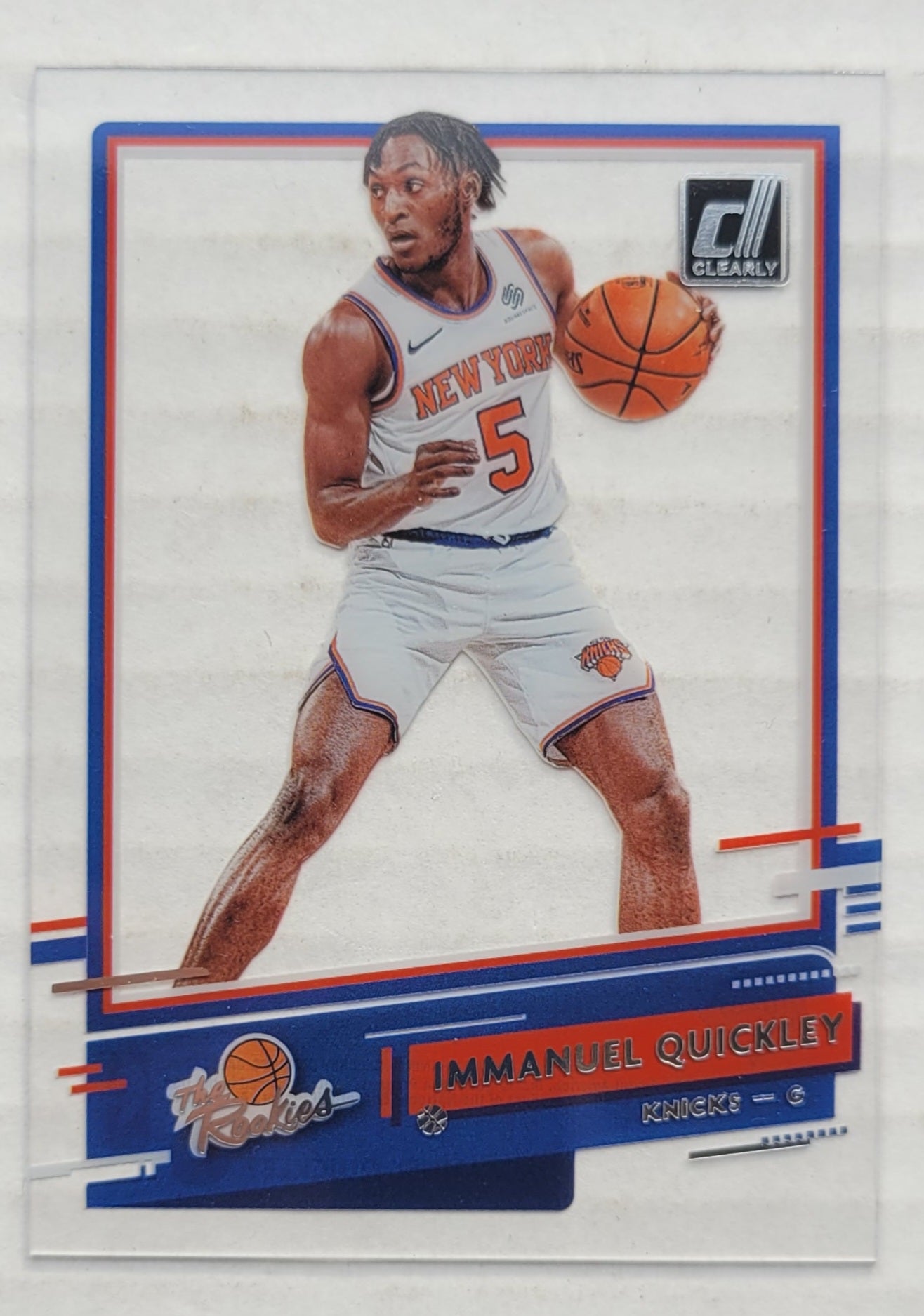 Immanuel Quickley - 2020-21 Clearly Donruss The Rookies #6