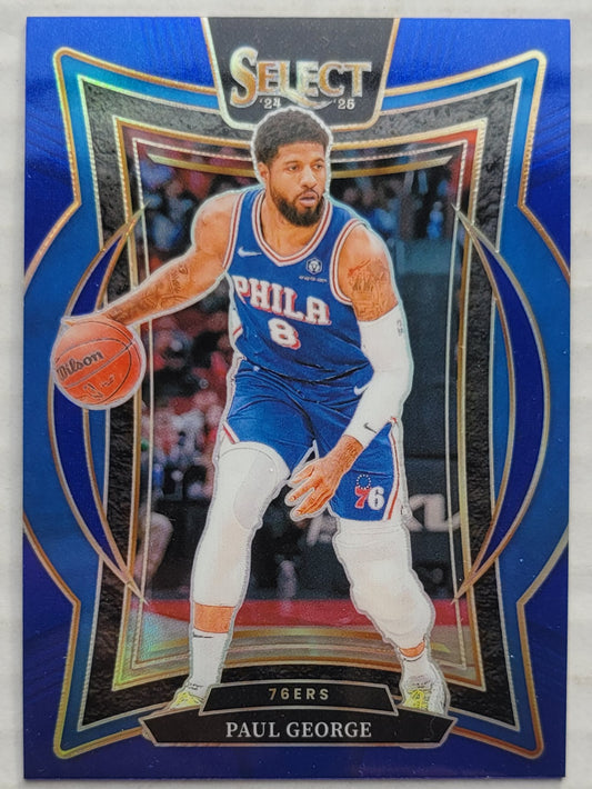 Paul George - 2024-25 Select Blue Prizms #37