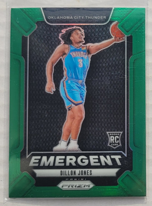 Dillon Jones - 2024-25 Panini Prizm Emergent Prizms Green #11