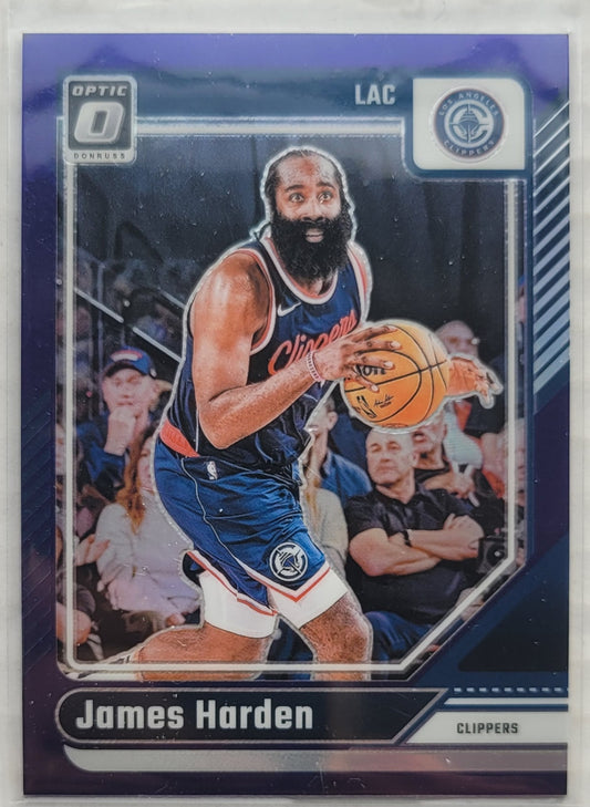 James Harden - 2024-25 Donruss Optic Purple #211