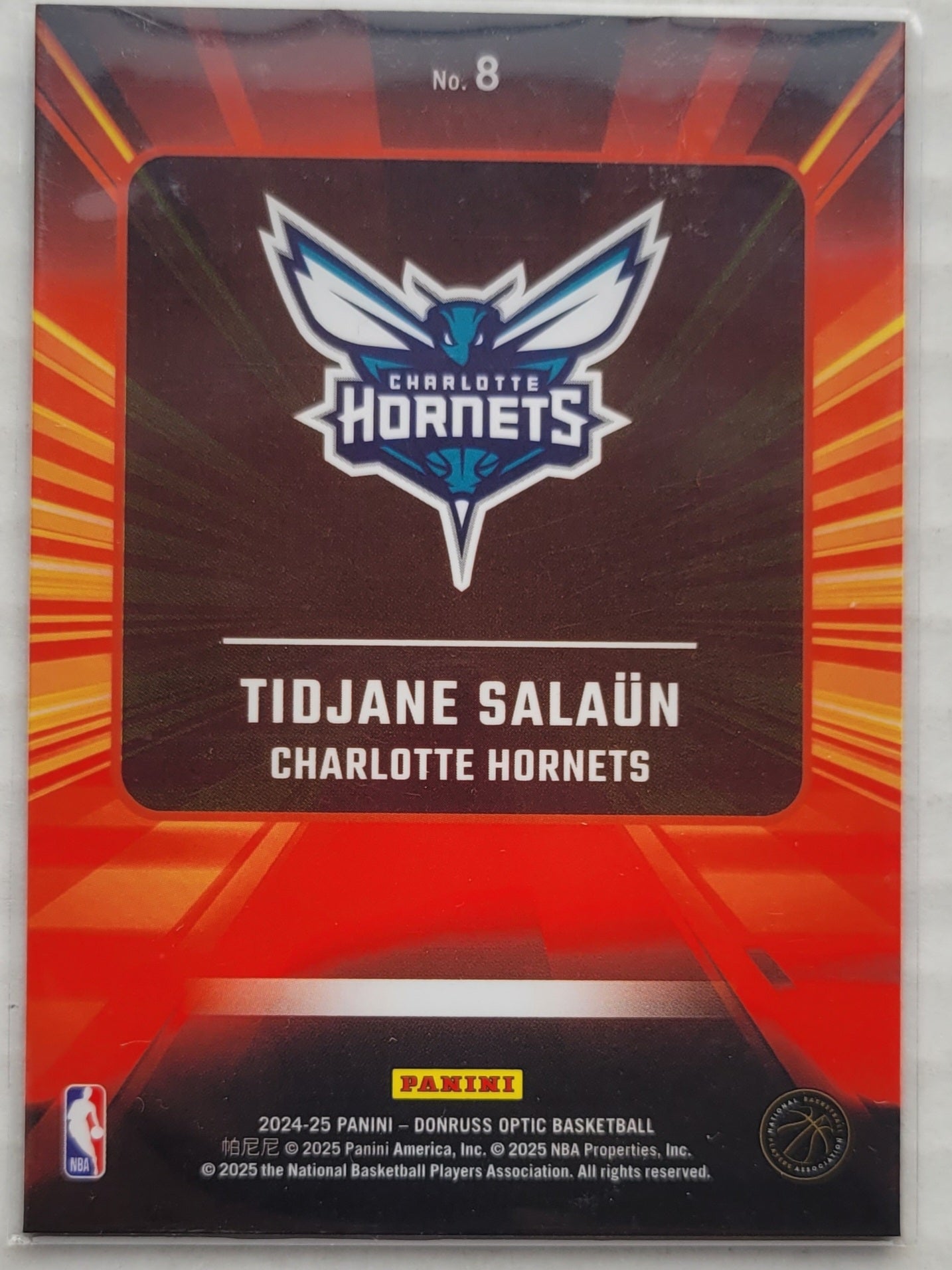 Tidjane Salaun - 2024-25 Donruss Optic Express Lane #8