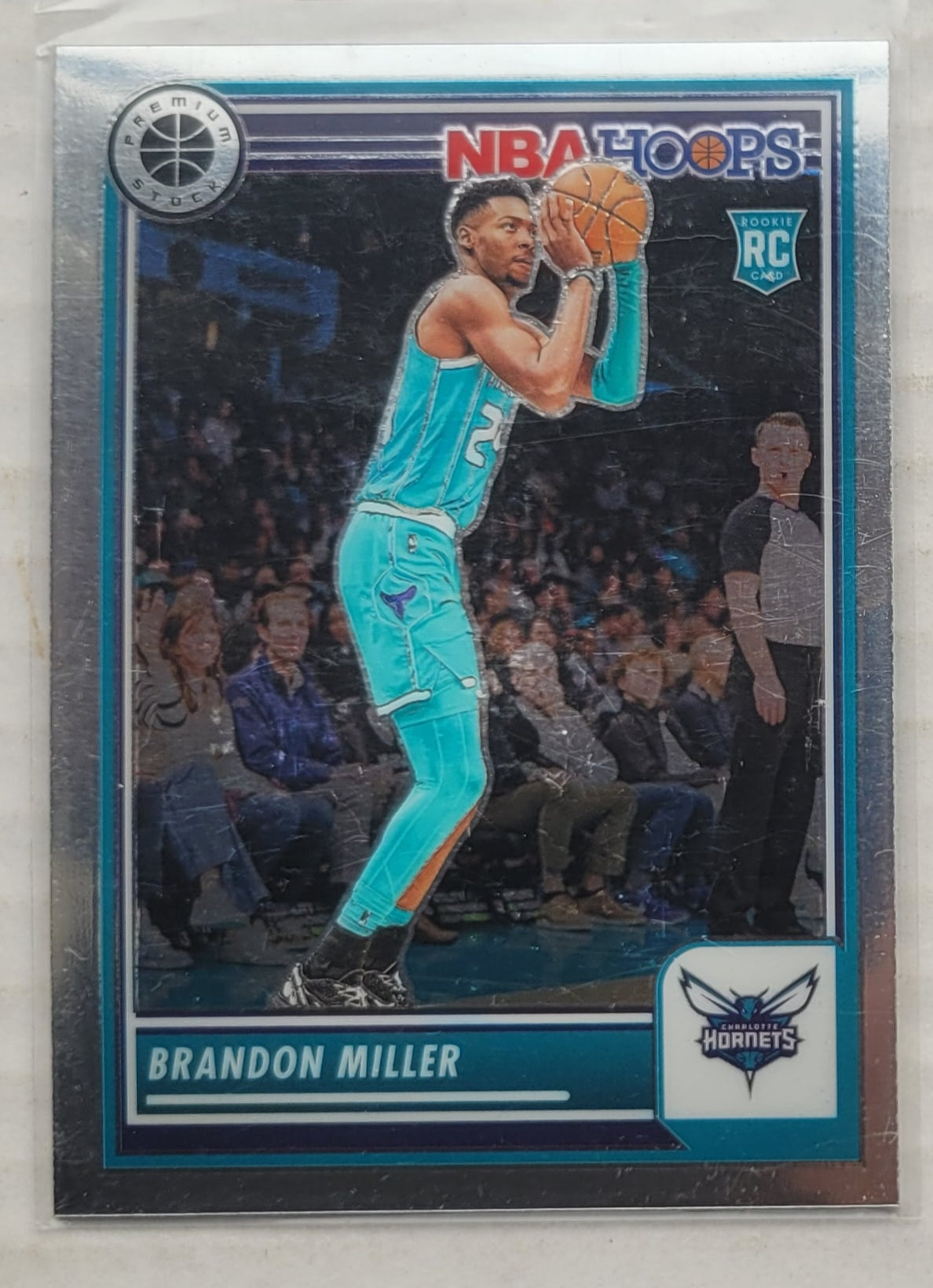 Brandon Miller - 2023-24 Hoops Premium Stock #245 RC