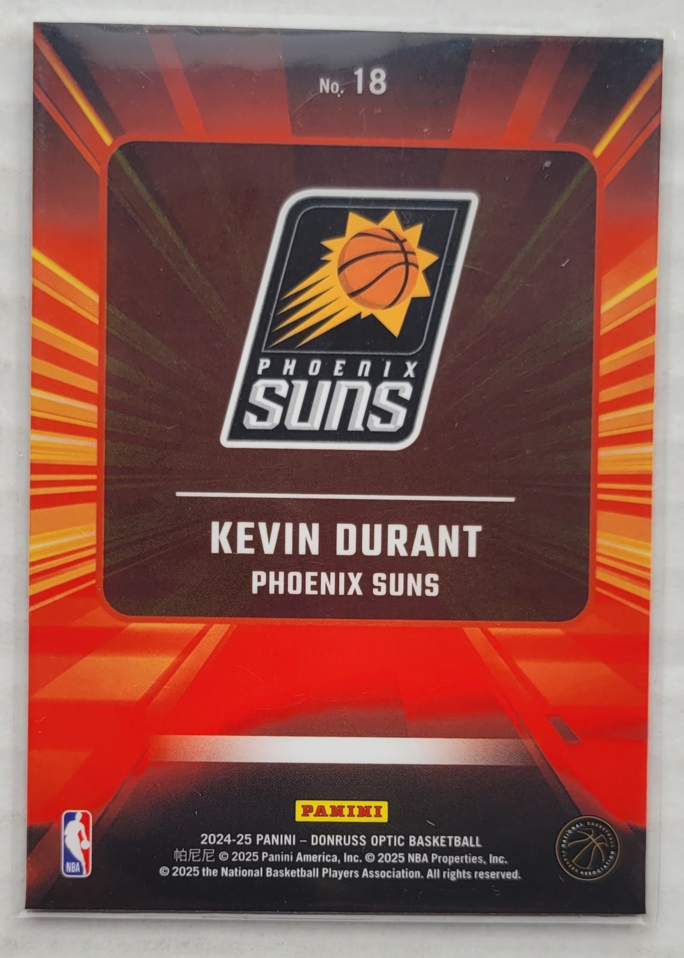 Kevin Durant - 2024-25 Donruss Optic Express Lane #18