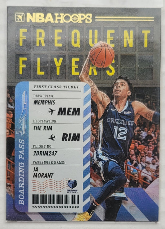 Ja Morant - 2020-21 Hoops Frequent Flyers Holo #7