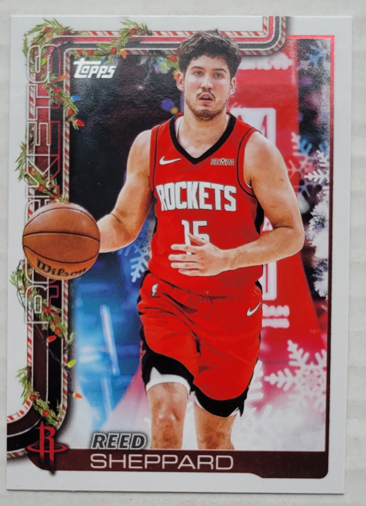 Reed Sheppard - 2025-26 Topps Holiday #H143