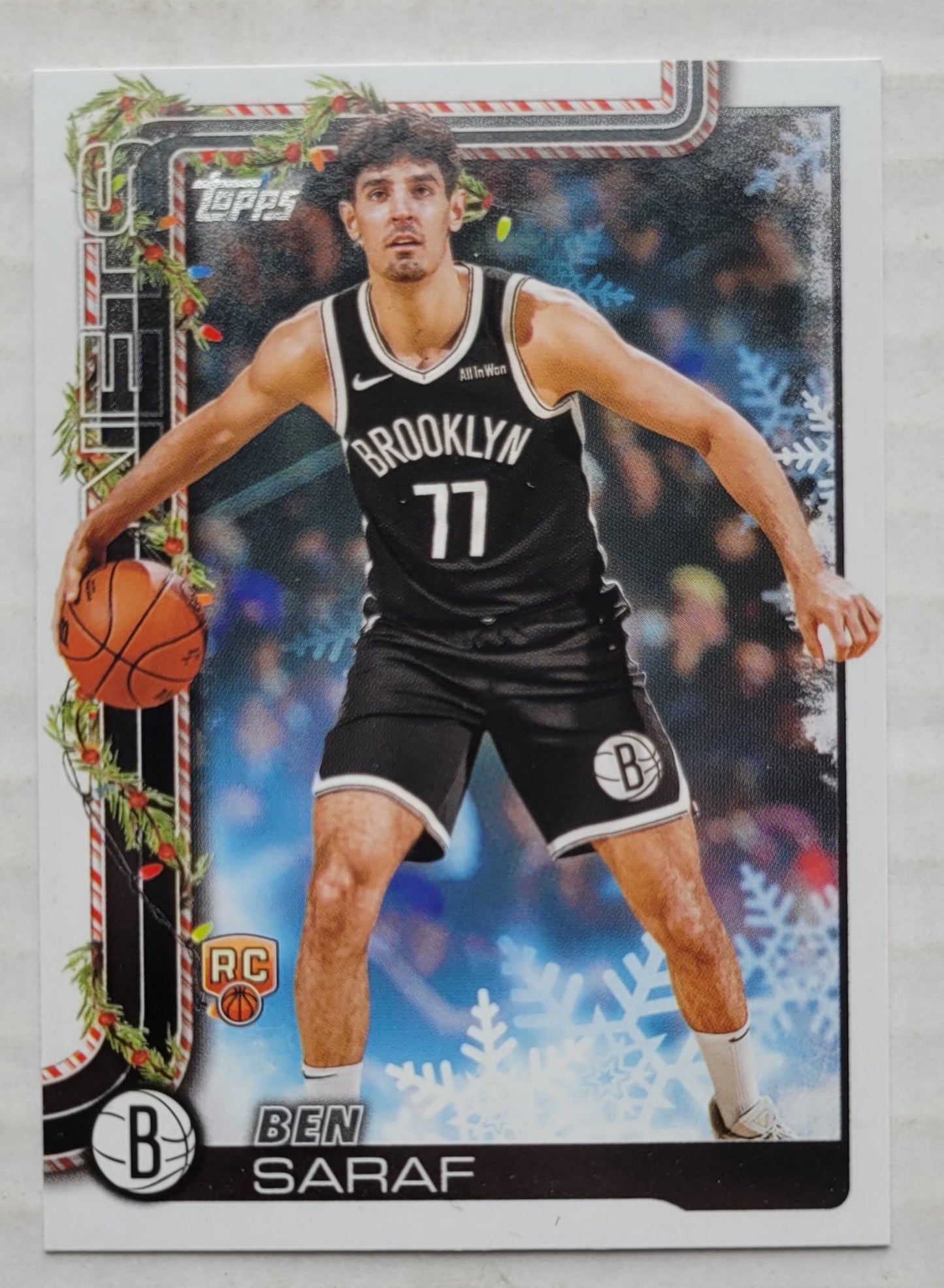 Ben Saraf - 2025-26 Topps Holiday #H186 RC