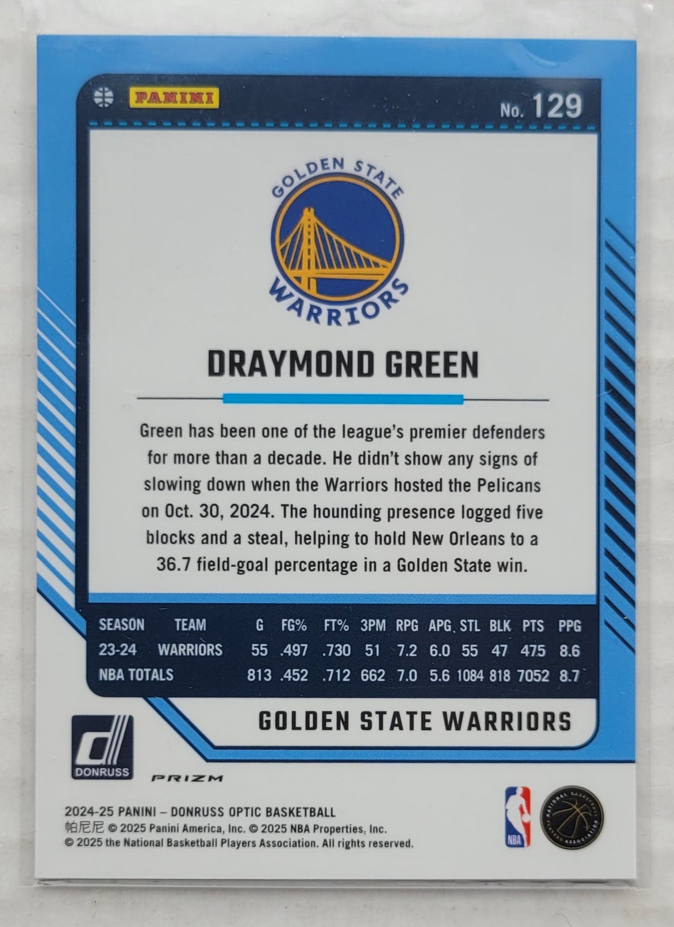 Draymond Green - 2024-25 Donruss Optic Holo #129