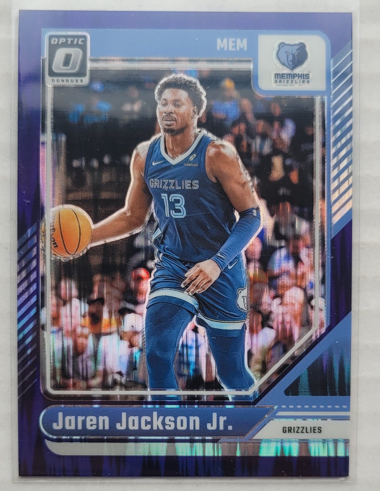 Jaren Jackson Jr. - 2024-25 Donruss Optic Purple Shock #205