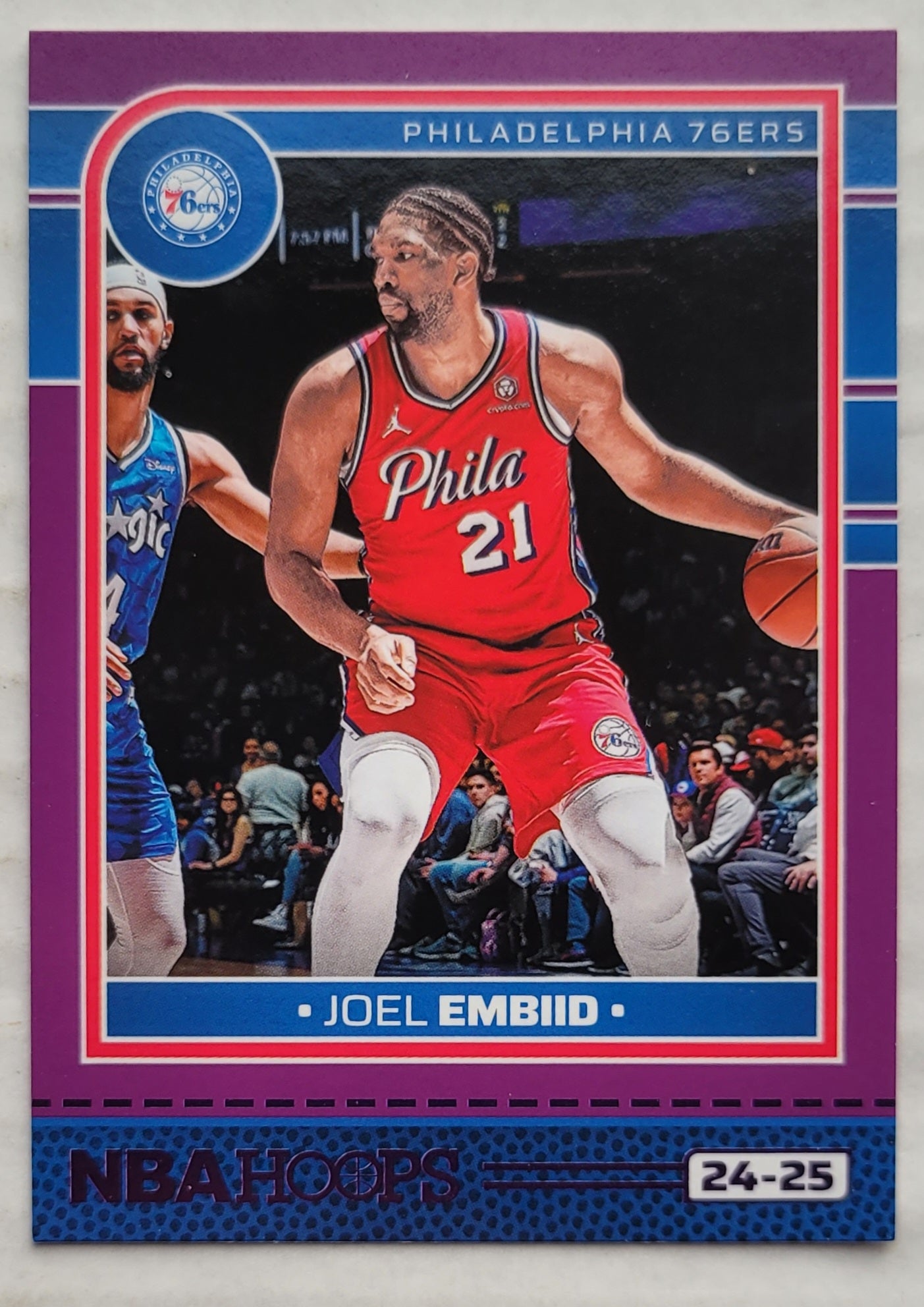 Joel Embiid - 2024-25 Hoops Purple #131
