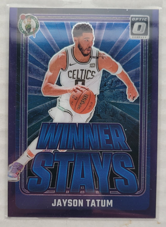 Jayson Tatum - 2024-25 Donruss Optic Winner Stays Purple #2