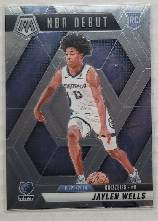 Jaylen Wells - 2024-25 Panini Mosaic #260 NBA Debut RC