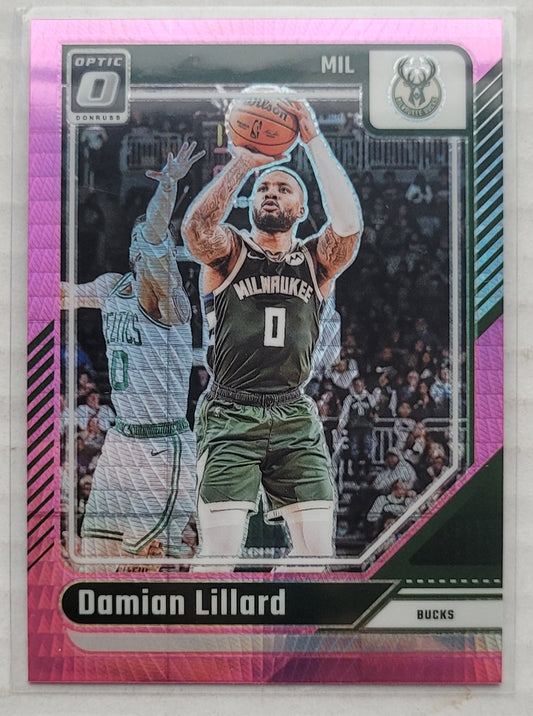 Damian Lillard - 2024-25 Donruss Optic Hyper Pink #83