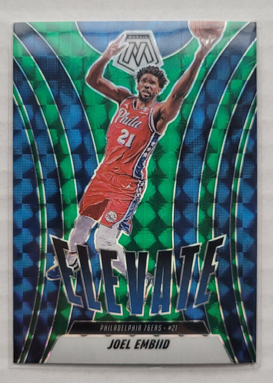 Joel Embiid - 2024-25 Panini Mosaic Elevate Mosaic Green #23