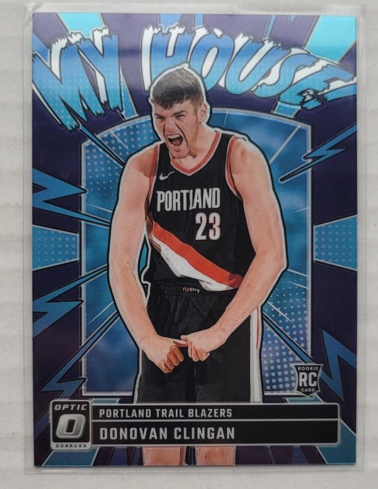 Donovan Clingan - 2024-25 Donruss Optic My House Purple #1