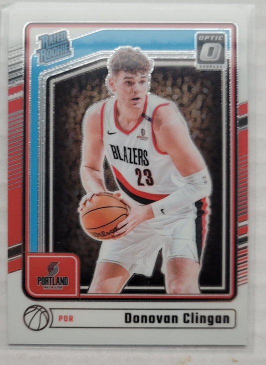 Donovan Clingan - 2024-25 Donruss Optic #272 RR RC