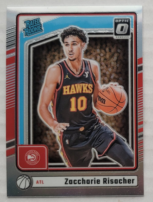 Zaccharie Risacher - 2024-25 Donruss Optic Holo #268 RR RC