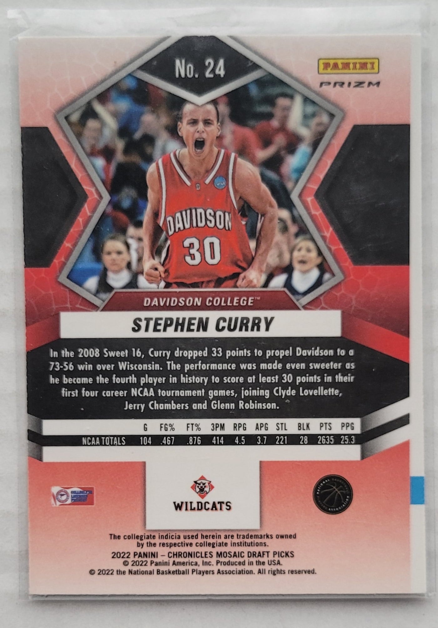 Stephen Curry - 2022-23 Panini Chronicles Draft Picks Mosaic Silver #24