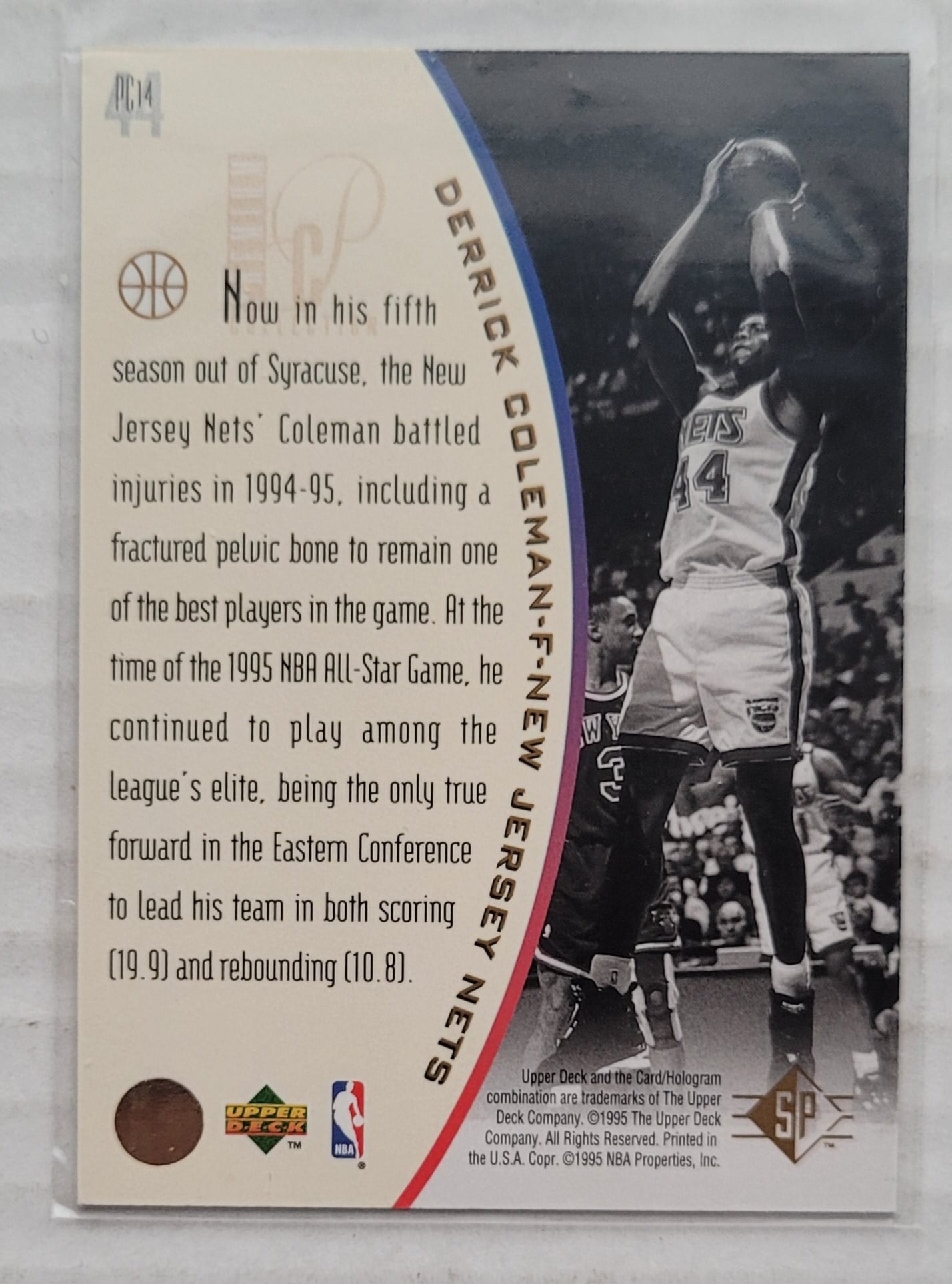 Derrick Coleman - 1994-95 SP Holoviews #PC14