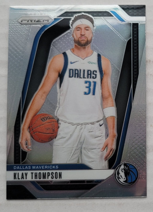 Klay Thompson - 2024-25 Panini Prizm Prizms Silver #107