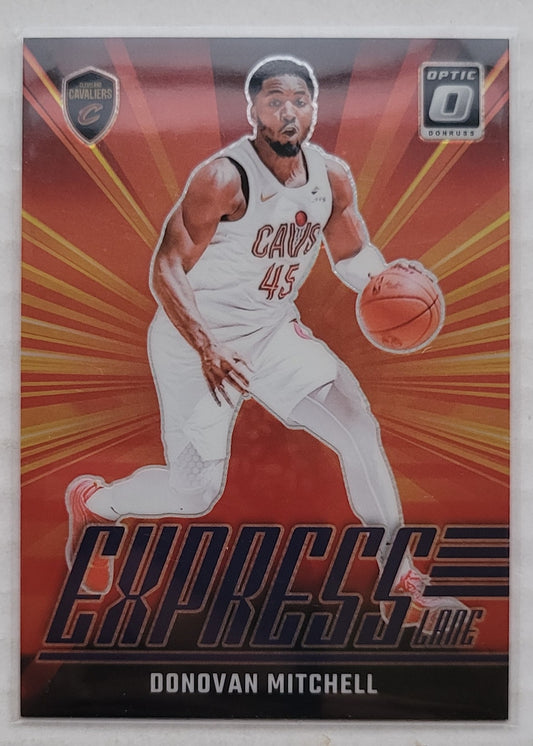Donovan Mitchell - 2024-25 Donruss Optic Express Lane Purple #12