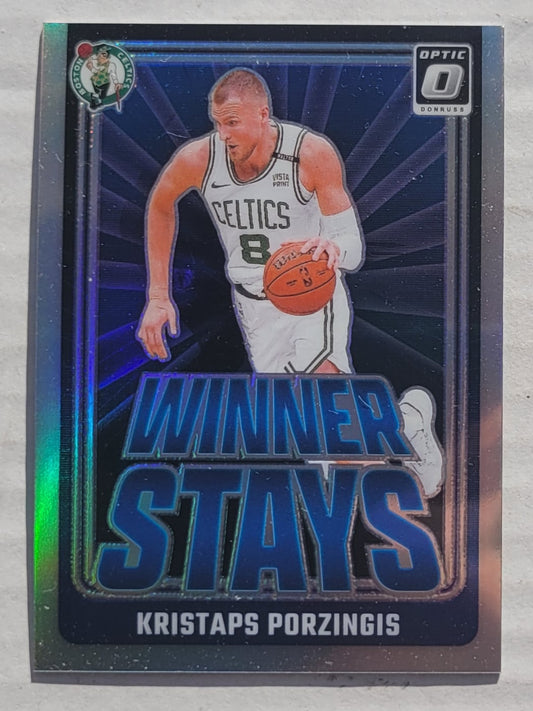 Kristaps Porzingis - 2024-25 Donruss Optic Winner Stays Holo #9