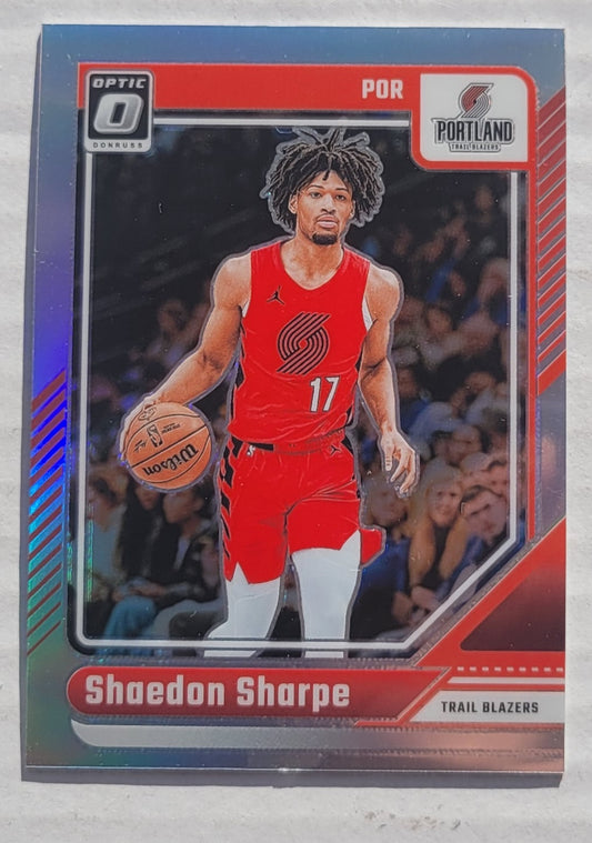 Shaedon Sharpe - 2024-25 Donruss Optic Holo #175