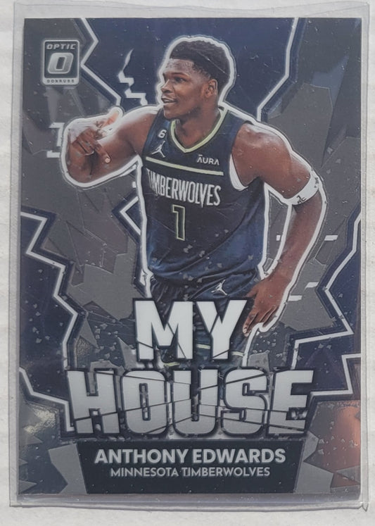 Anthony Edwards  - 2022-23 Donruss Optic My House #19