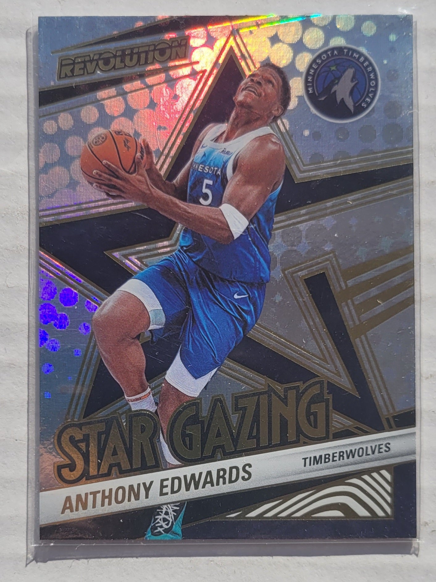 Anthony Edwards - 2024-25 Panini Revolution Star Gazing #22