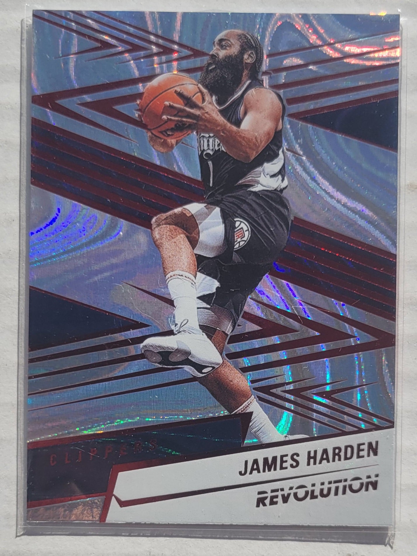 James Harden - 2024-25 Panini Revolution Red Swirl #43