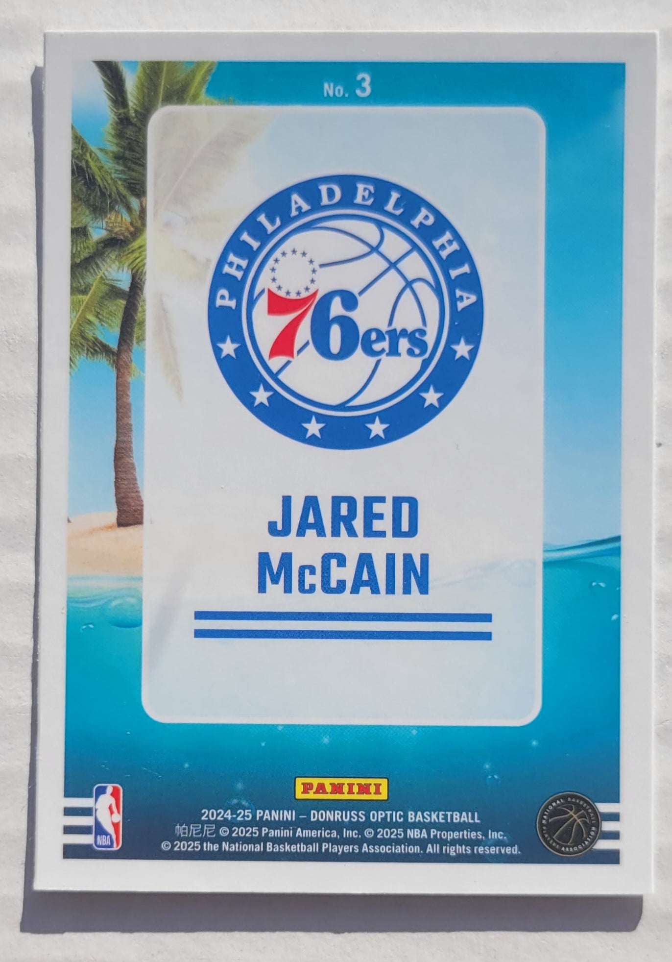 Jared McCain - 2024-25 Donruss Optic Splash! #3
