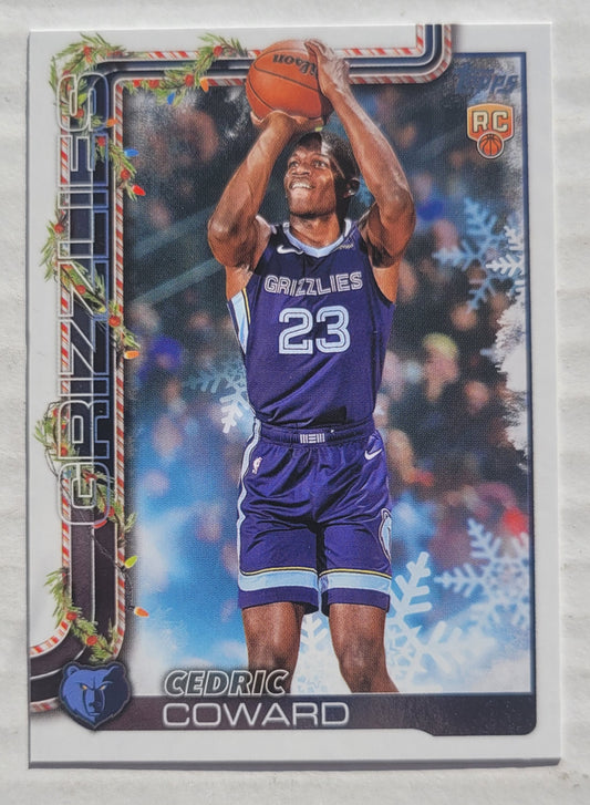 Cedric Coward - 2025-26 Topps Holiday #H171 RC