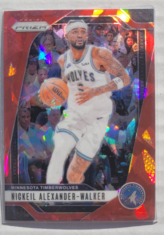 Nickeil Alexander-Walker - 2024-25 Panini Prizm Prizms Red Ice #135