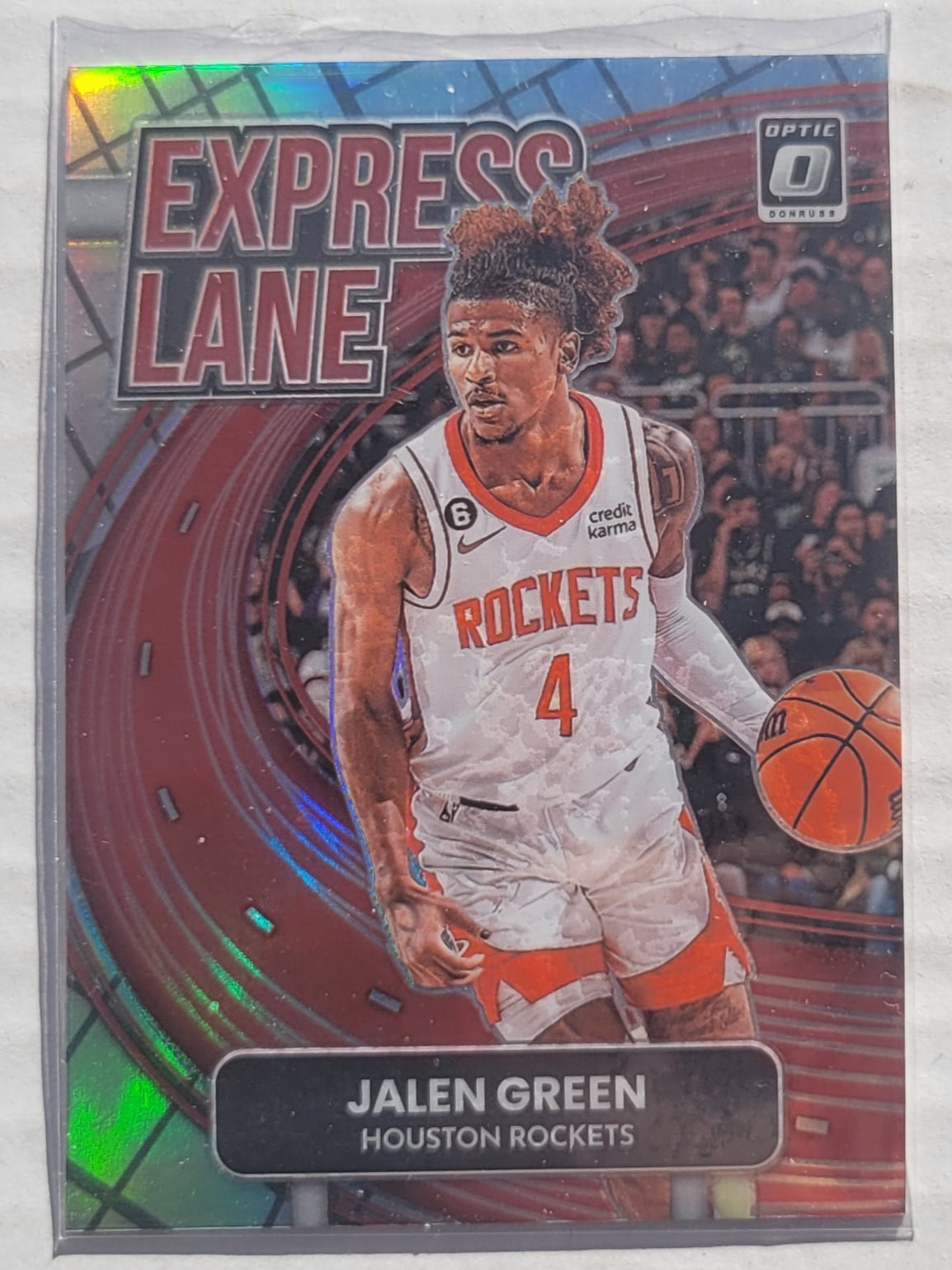 Jalen Green - 2022-23 Donruss Optic Express Lane Holo #18