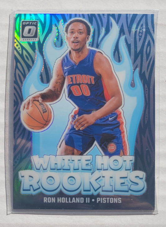 Ron Holland II - 2024-25 Donruss Optic White Hot Rookies Holo #1
