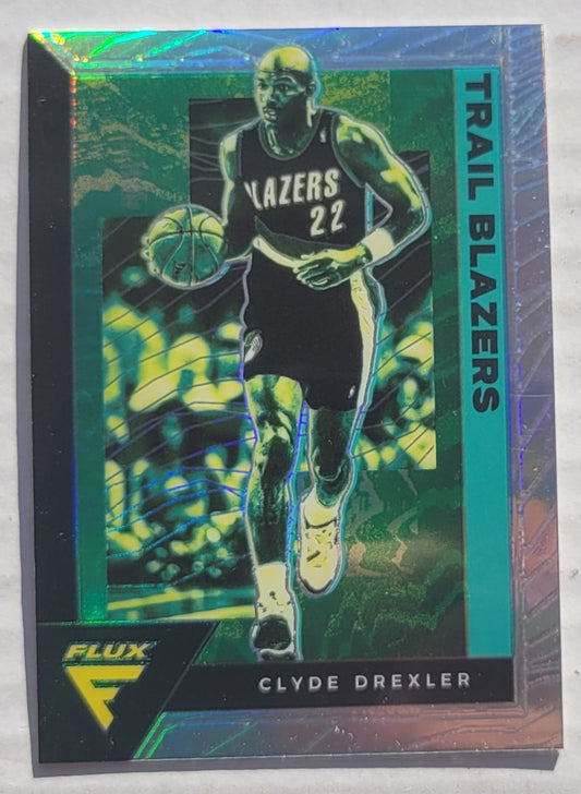Clyde Drexler - 2020-21 Panini Flux Silver #187
